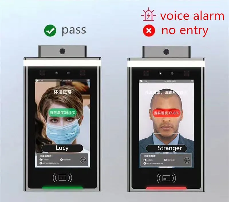 AX-F800W Temp. face reader with app 21