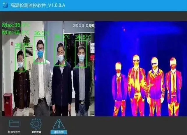 High Precision Automatic Infrared Thermometer Thermal Body Temperature Measuring Cameras